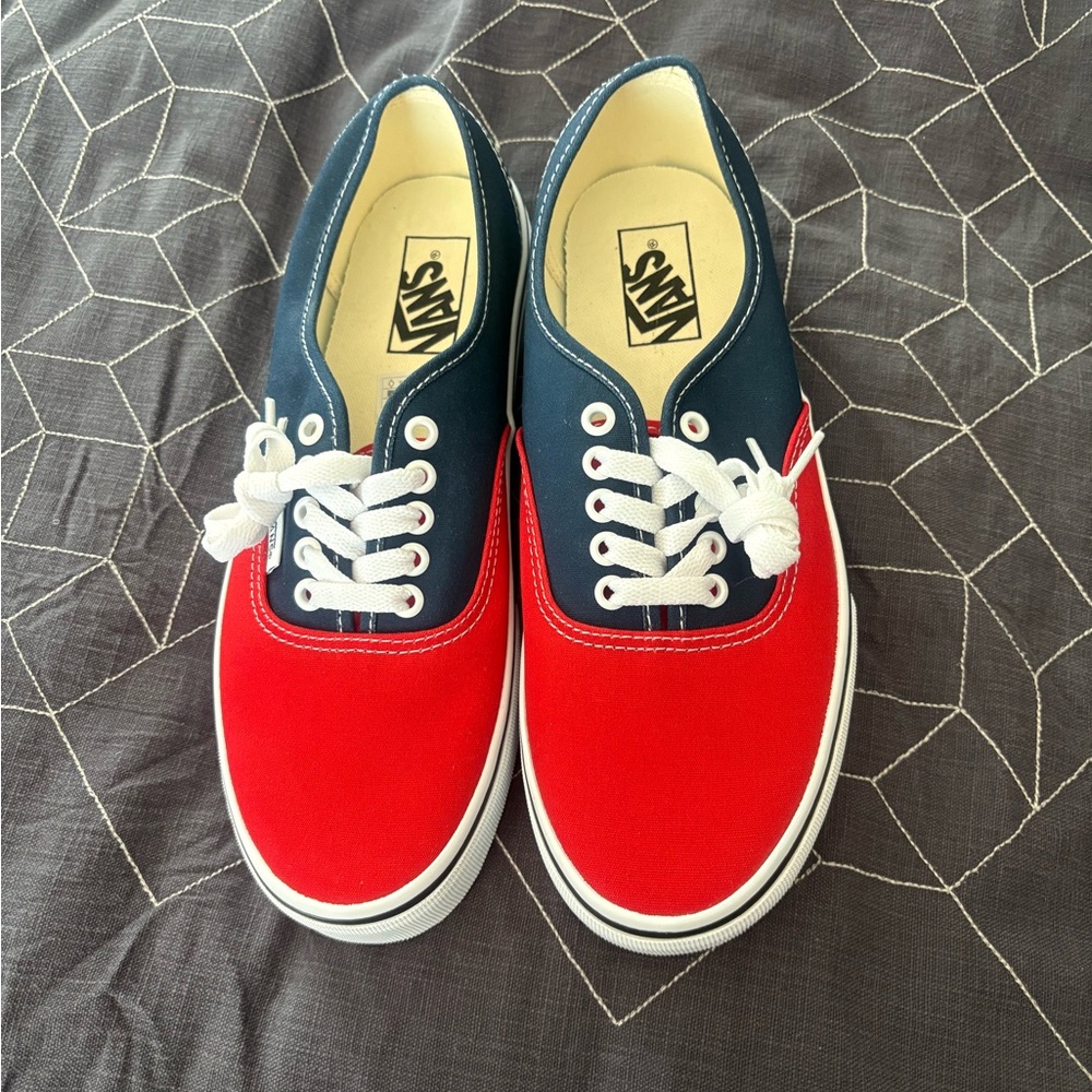 VANS ERA PRO 50TH ANNIVERSARY '76 SHOES NAVY / RED Size 8.5mens/womens 10